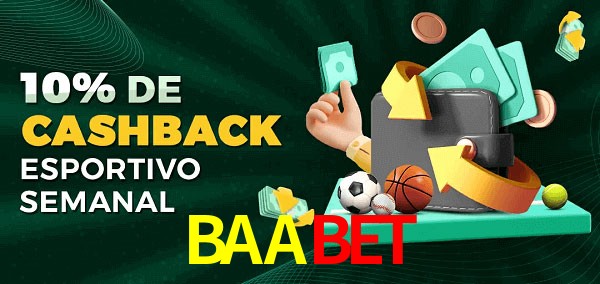 10% de bônus de cashback na BAABET